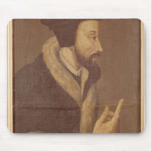 Portrait of John Calvin Mouse Pad