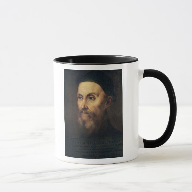 Portrait of John Calvin Mug (Right)
