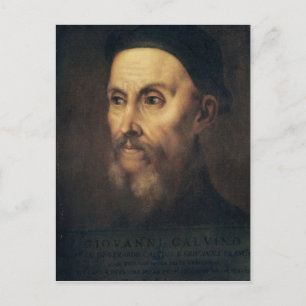 Portrait of John Calvin Postcard