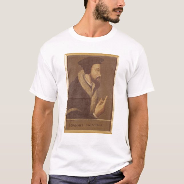Portrait of John Calvin T-Shirt (Front)