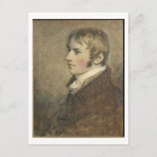 Portrait of John Constable (1776-1837) aged twenty Postcard
