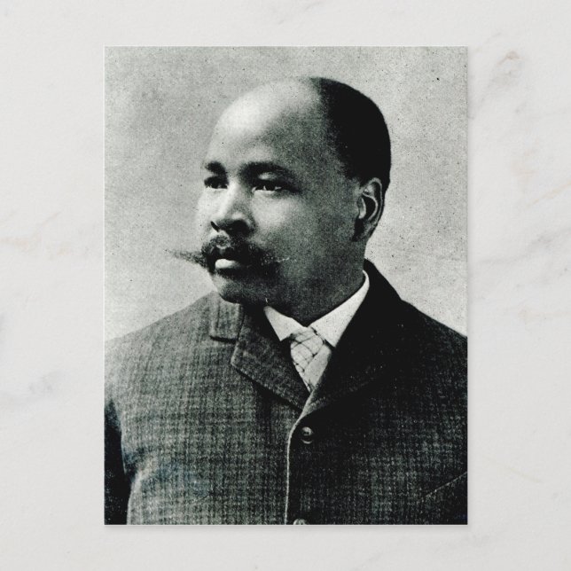 Portrait of John Dube Postcard (Front)