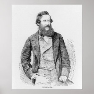 Portrait of John Hanning Speke Poster