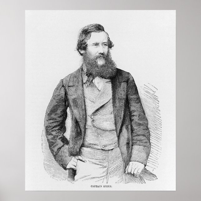 Portrait of John Hanning Speke Poster (Front)