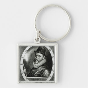 Portrait of John Hawkins Key Ring
