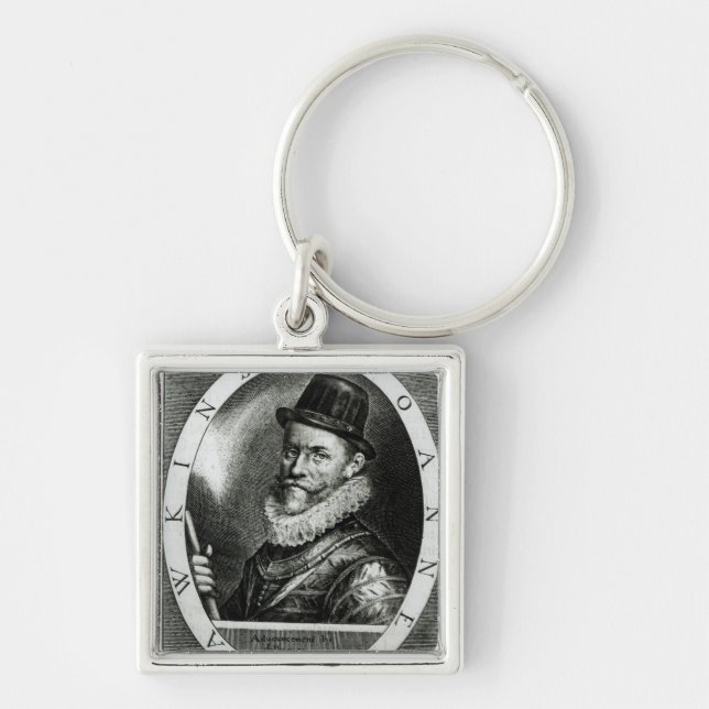 Portrait of John Hawkins Key Ring (Front)
