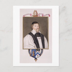 Portrait of John Jewel (1522-71) Bishop of Salisbu Postcard