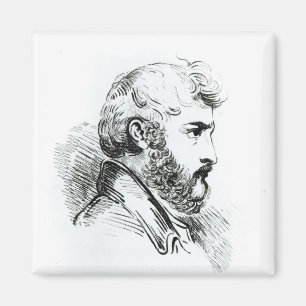 Portrait of John Lewis Burckhardt Magnet