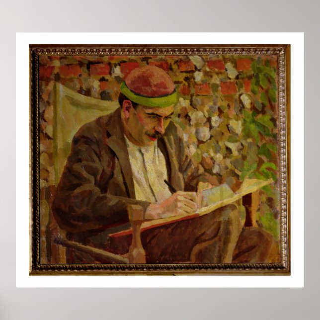 Portrait of John Maynard Keynes (1883-1946) (oil o Poster (Front)