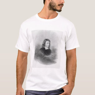 Portrait of John Milton (1608-74) engraved by the T-Shirt