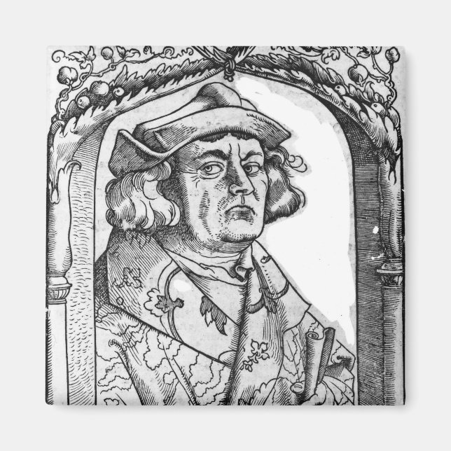Portrait of John of Indagine Magnet (Front)