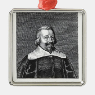 Portrait of John Pym engraved by George Metal Tree Decoration