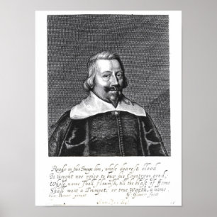Portrait of John Pym  engraved by George Poster