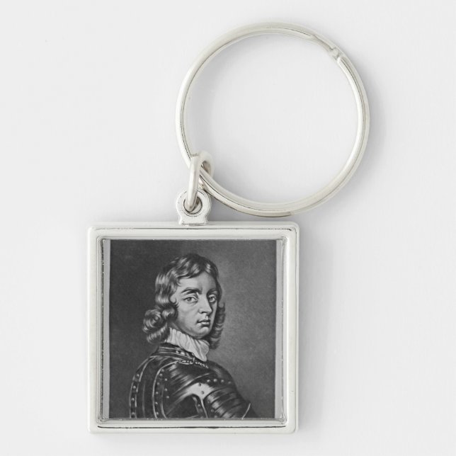 Portrait of John Viscount Mordaunt Key Ring (Front)