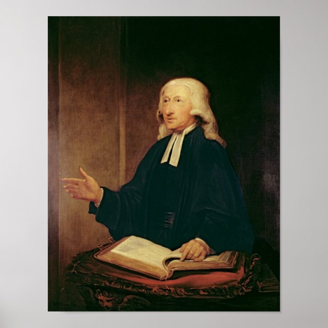 Portrait of John Wesley  1788 Poster (Front)