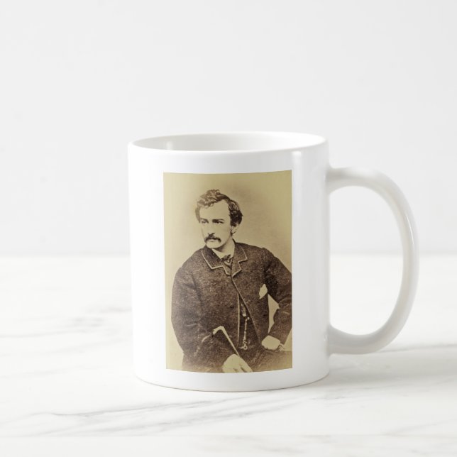 Portrait of John Wilkes Booth | 1861-65 Coffee Mug (Right)