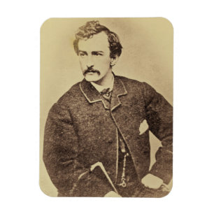 Portrait of John Wilkes Booth 1861-65 Magnet