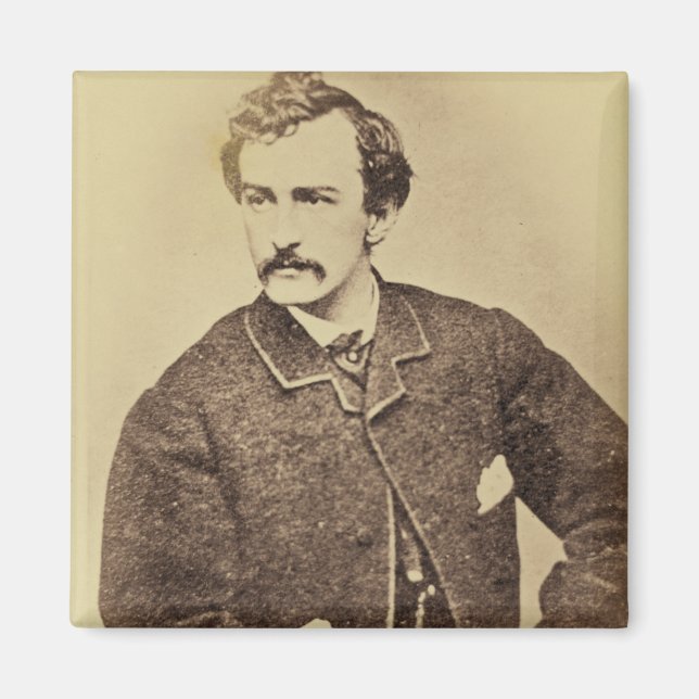 Portrait of John Wilkes Booth | 1861-65 Magnet (Front)