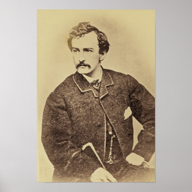 Portrait of John Wilkes Booth | 1861-65 Poster (Front)
