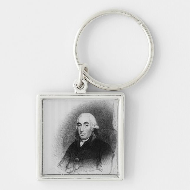 Portrait of Joseph Black Key Ring (Front)