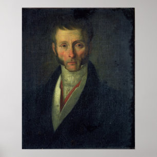 Portrait of Joseph Fouche  Duke of Otranto, 1813 Poster