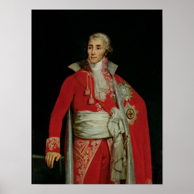 Portrait of Joseph Fouche  Duke of Otranto Poster (Front)