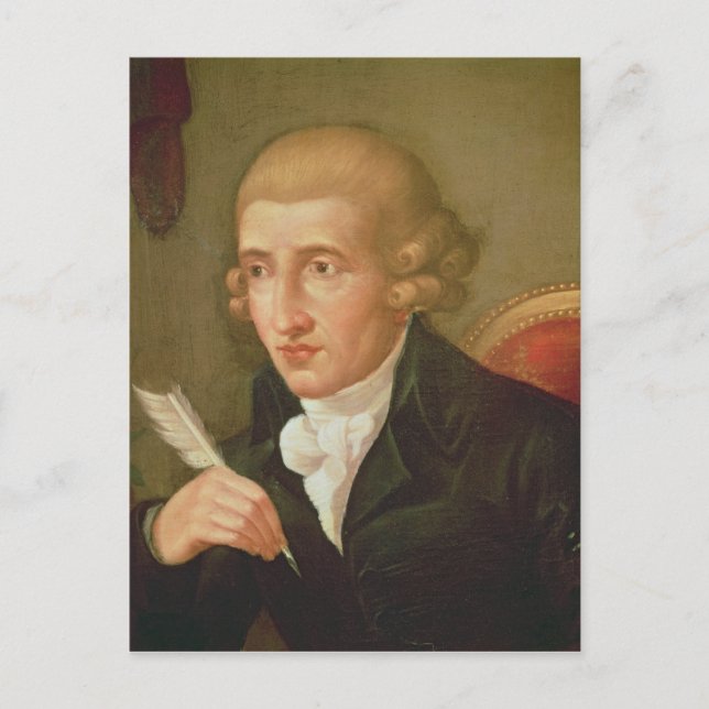 Portrait of Joseph Haydn Postcard (Front)
