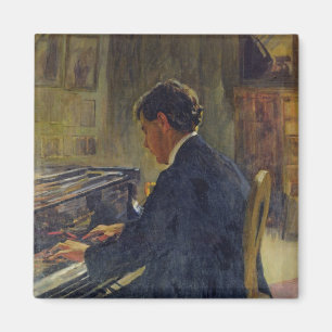 Portrait of Joseph Hofman, 1912 Magnet