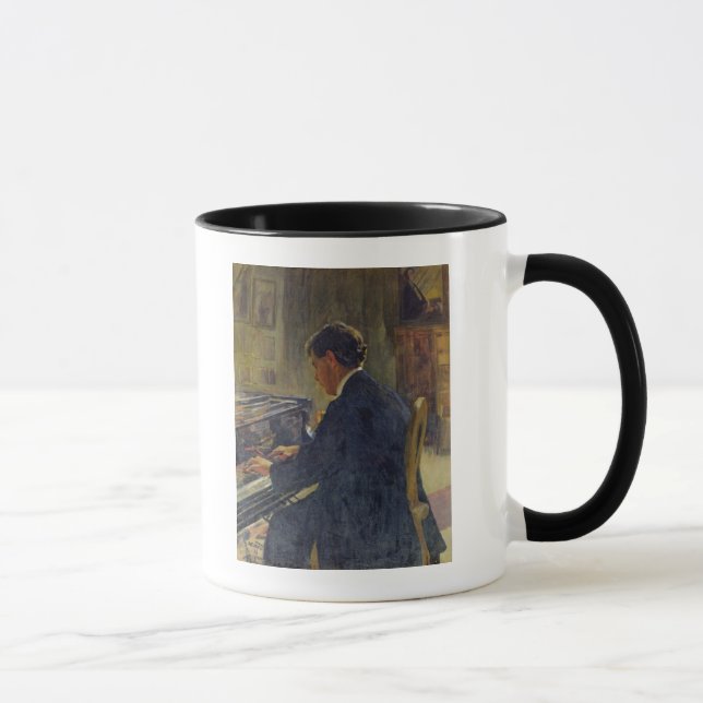 Portrait of Joseph Hofman, 1912 Mug (Right)