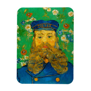 Portrait of Joseph Roulin by Vincent Van Gogh Magnet