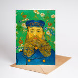 Portrait of Joseph Roulin | Vincent van Gogh Card<br><div class="desc">Vincent van Gogh’s series of portraits of Joseph Roulin, the postman in Arles, is a heartfelt tribute to his close friend and confidant. Painted between 1888 and 1889, the works showcase Van Gogh’s Post-Impressionist style, featuring bold colours, dynamic brushstrokes, and expressive character. Each portrait reflects Van Gogh’s admiration for Roulin,...</div>