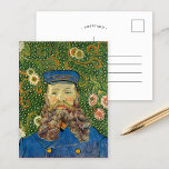 Portrait of Joseph Roulin | Vincent van Gogh Postcard<br><div class="desc">Vincent van Gogh’s series of portraits of Joseph Roulin, the postman in Arles, is a heartfelt tribute to his close friend and confidant. Painted between 1888 and 1889, the works showcase Van Gogh’s Post-Impressionist style, featuring bold colours, dynamic brushstrokes, and expressive character. Each portrait reflects Van Gogh’s admiration for Roulin,...</div>