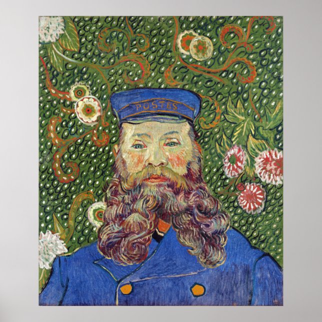 Portrait of Joseph Roulin, Vincent Van Gogh Poster (Front)