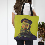 Portrait of Joseph Roulin | Vincent van Gogh Tote Bag<br><div class="desc">Vincent van Gogh’s series of portraits of Joseph Roulin, the postman in Arles, is a heartfelt tribute to his close friend and confidant. Painted between 1888 and 1889, the works showcase Van Gogh’s Post-Impressionist style, featuring bold colours, dynamic brushstrokes, and expressive character. Each portrait reflects Van Gogh’s admiration for Roulin,...</div>