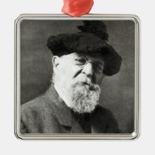 Portrait of Joseph Wolf Metal Tree Decoration