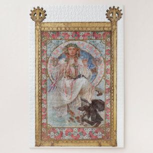 Portrait of Josephine Crane-Bradley as Slavia Jigsaw Puzzle