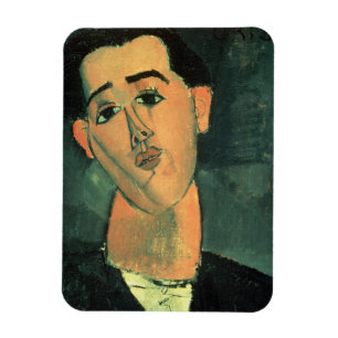 Portrait of Juan Gris (1887-1927) 1915 (oil on can Magnet