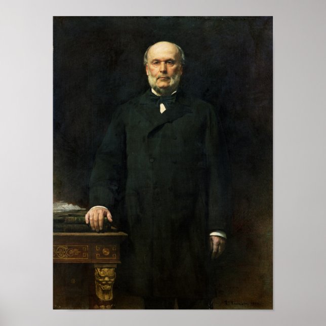 Portrait of Jules Grevy  1880 Poster (Front)