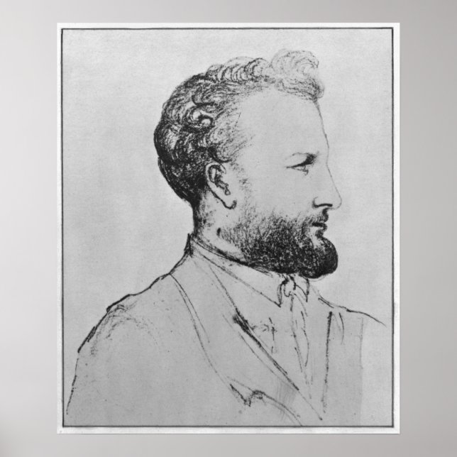 Portrait of Jules Verne  d Poster (Front)