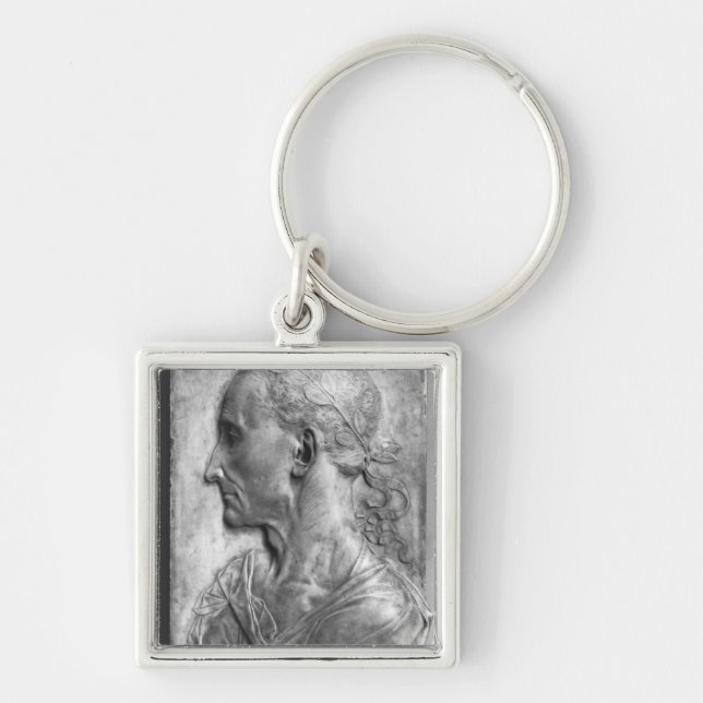 Portrait of Julius Caesar Key Ring (Front)