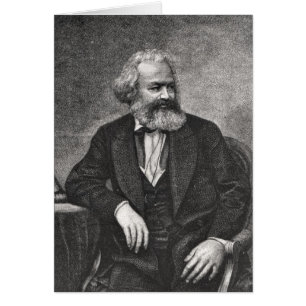 Portrait of Karl Marx 1857