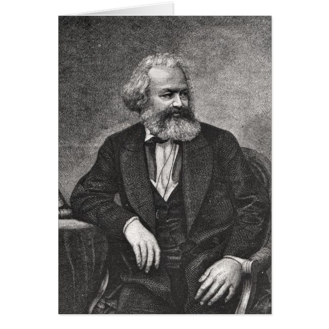 Portrait of Karl Marx  1857 (Front)