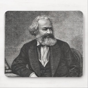 Portrait of Karl Marx  1857 Mouse Pad