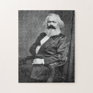 Portrait of Karl Marx (Founder of Marxism) Jigsaw Puzzle