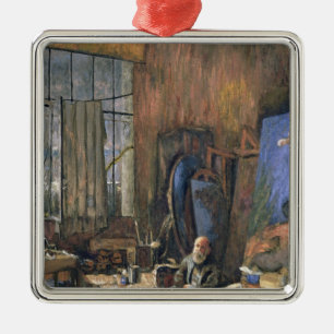 Portrait of Ker-Xavier Roussel 1935 Metal Ornament