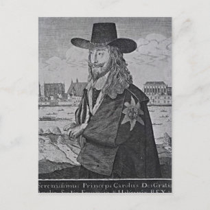 Portrait of King Charles I Postcard