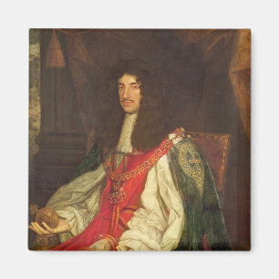 Portrait of King Charles II, c.1660-65 Magnet