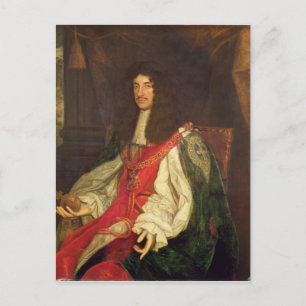 Portrait of King Charles II, c.1660-65 Postcard