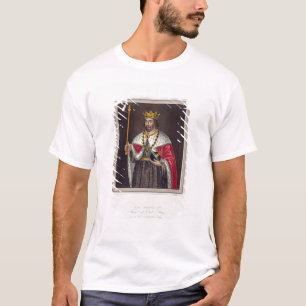 Portrait of King Edward II (1284-1327) Founder of T-Shirt