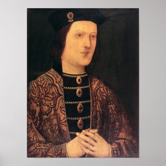 Portrait of King Edward IV of England Poster (Front)